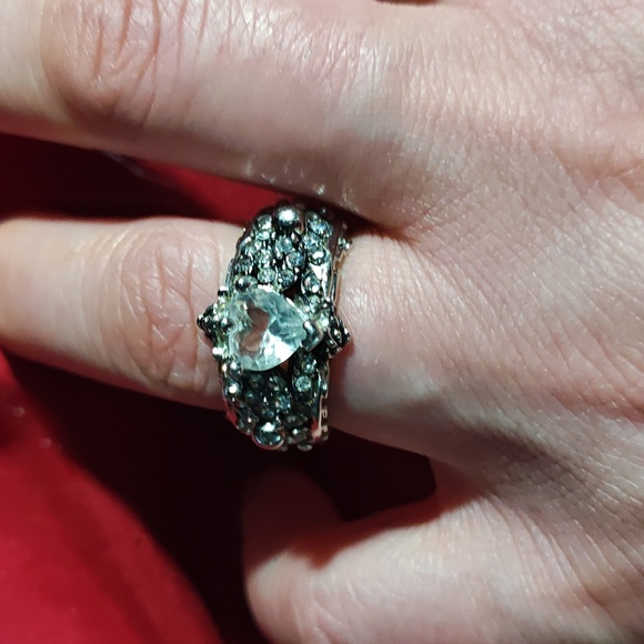 925 silver Gothic Skull ring - Picture 5 of 8